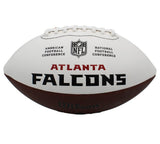 Roddy White Signed Atlanta Falcons Wilson White & Brown NFL Football