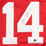 Brendan Shanahan Detroit Signed Red Hockey Jersey BAS