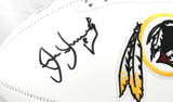 Joe Jacoby Autographed Washington Redskins Logo Football - Prova *Black