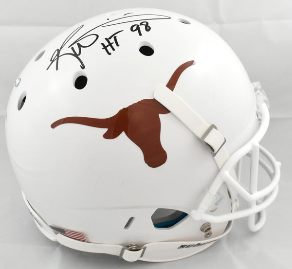 Ricky Williams Autographed Texas Longhorns F/S Schutt Helmet HT 98 - JSA W