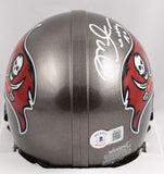 Mike Alstott Autographed Tampa Bay Buccaneers 97-13 Mini Helmet- Beckett W Holo
