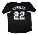 Noah Schultz Chicago Signed Black Baseball Jersey MLB Debut 4-14-26 BAS