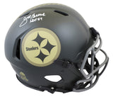 Steelers Joe Greene "HOF 87" Signed STS IV Full Size Speed Proline Helmet BAS W
