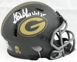 Sterling Sharpe Signed Packers Salute 25 Speed Mini Helmet HOF - Beckett W Holo