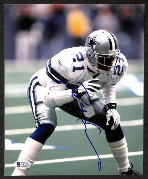 Deion Sanders HOF Signed/Autographed 8x10 Photo Cowboys BAS 213771