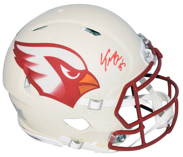 TREY McBRIDE SIGNED ARIZONA CARDINALS 2025 RIVALRIES AUTHENTIC SPEED HELMET BAS