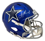 Troy Aikman Signed Dallas Cowboys Full Size Flash Speed Replica Helmet BAS