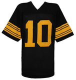 Roman Wilson (STEELERS) Signed Black Custom Football Jersey - (BECKETT COA)