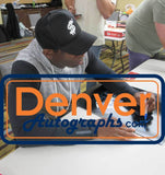 Deion Sanders Autographed/Signed Dallas Cowboys 16x20 Photo Beckett 36545