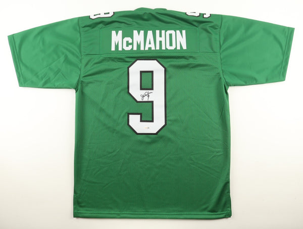 Jim McMahon Signed Philadelphia Eagles Jersey (JSA) Super Bowl XX Champion / Q.B