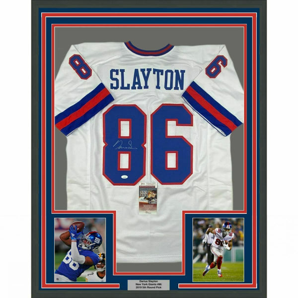 New York Giants Nike Darius Slayton Signed Jersey FRAMED