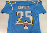 Melvin Gordon Signed San Diego Chargers Jersey (JSA COA) 2xPro Bowl Running Back