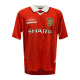 Nicky Butt Signed Manchester United Home Soccer Jersey #8 with Beckett COA