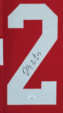 FRAMED DETROIT RED WINGS DARREN MCCARTY AUTOGRAPHED SIGNED JERSEY JSA COA