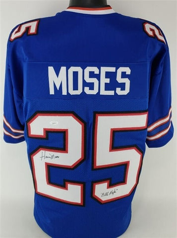 Haven Moses Signed Buffalo Bills Jersey "Bills Mafia" (JSA COA) 1973 Pro Bowl WR