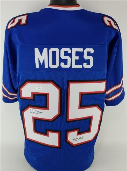 Haven Moses Signed Buffalo Bills Jersey "Bills Mafia" (JSA COA) 1973 Pro Bowl WR