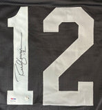 Rich Gannon Oakland Signed Black Football Jersey PSA/DNA Hologram