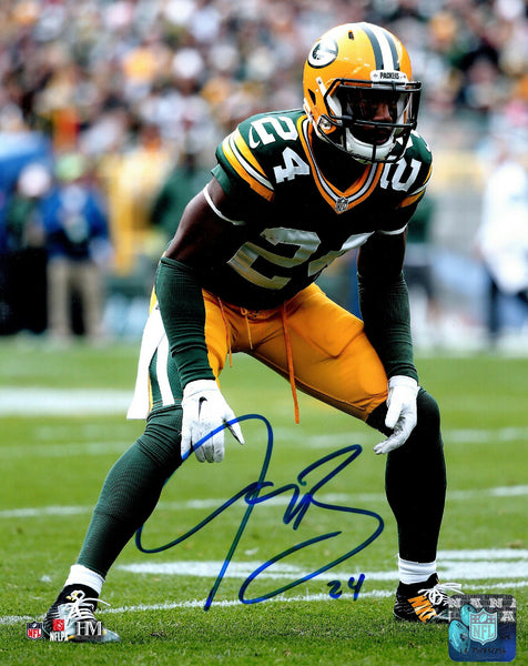 Packers Super Bowl XLV Champ Corner JARRETT BUSH Signed 8X10 Photo #1 AUTO