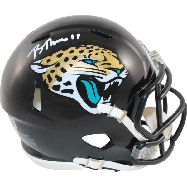 Brian Thomas Jr Signed Jacksonville Jaguars Mini Helmet Speed Fanatics 51038