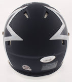 Bob Lilly Signed Cowboys AMP Alternate Speed Mini Helmet Inscribed "HOF 80" JSA