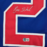 Autographed/Signed Buzz Schneider Blue USA Miracle On Ice 1980 Jersey COA