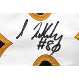 Isiah Likely Autographed/Signed Pro Style Purple XL Jersey Beckett Witness 51830