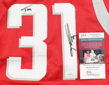 Jason Terry Signed Houston Rockets Jersey Inscribed "Jet" (JSA COA) Point Guard