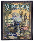 (5) Elway, Davis, Smith, McCaffrey & Sharpe Signed SB XXXIII Program BAS Wit 2