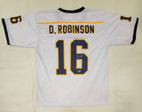 DENARD ROBINSON SIGNED COLLEGE STYLE CUSTOM XL JERSEY WITH BECKETT QR