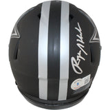 Roger Staubach Autographed Dallas Cowboys Eclipse Mini Helmet HOF Beckett 53675