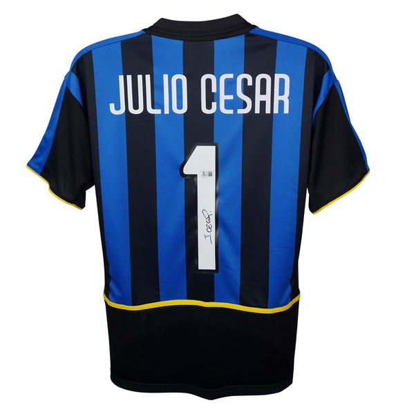 Julio Cesar Signed Inter Milan Nike Authentic Jersey (Beckett) Goal-Keeper