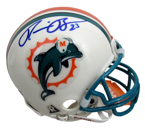 Ronnie Brown Signed/Autographed Dolphins Mini Football Helmet JSA 213134
