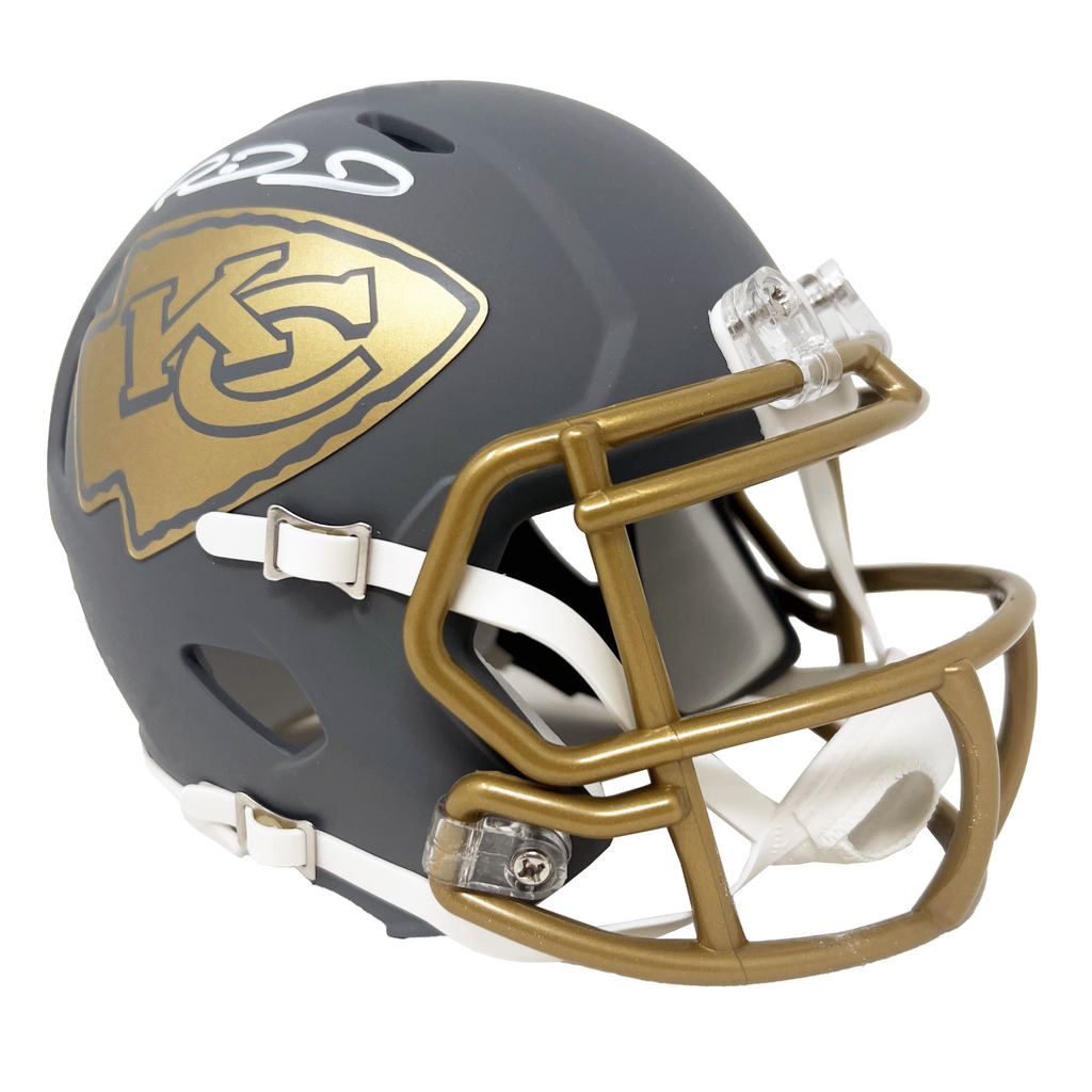 Patrick Mahomes Kansas City Chiefs Signed Riddell Slate Mini Helmet BA ...