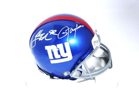 Strahan/Taylor Autographed Giants Mini Helmet WS62660 -Beckett W Hologram *White