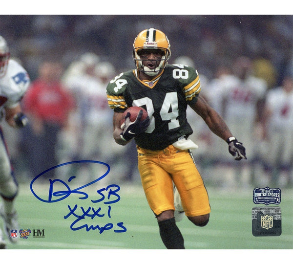 Andre Rison Signed Green Bay Packers Unframed 8x10 Running NFL Photo- SB Insc