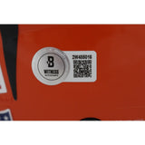 JaMarr Chase Autographed Cincinnati Bengals SpeedFlex Helmet Beckett 48967