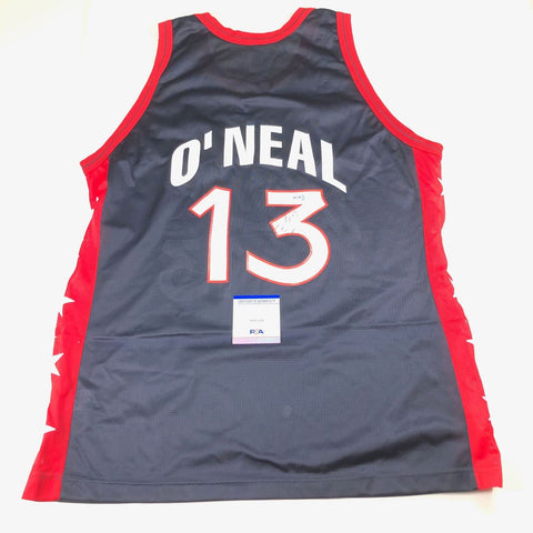 SHAQUILLE O'NEAL signed jersey PSA/DNA Team USA Autographed