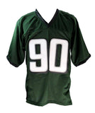 Jordan Davis Signed Green Custom Football Jersey Eagles JSA 186578
