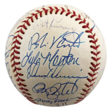 1997 White Sox (33) Thomas, Baines, Guillen Signed Oal Baseball BAS #AC01896