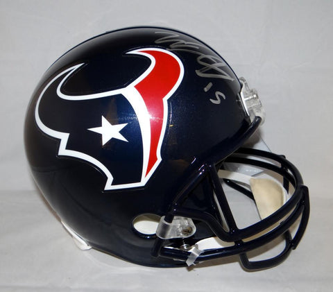 Will Fuller Autographed Houston Texans Full Size Helmet- JSA Witnessed Auth