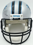 Luke Kuechly Autographed Panthers Silver Full Size Helmet DROY Beckett BS30326