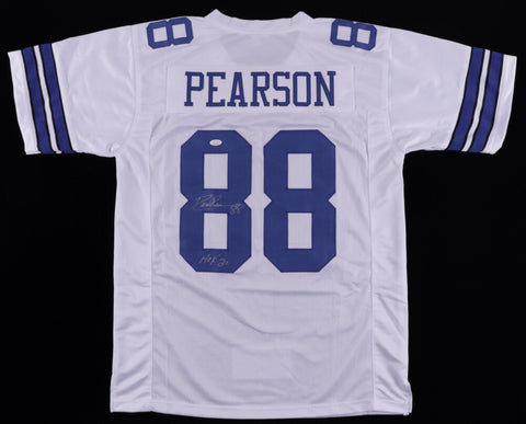 Drew Pearson Signed Dallas Cowboys Jersey Inscribed "HOF'21" (JSA) 3xAll Pro W.R