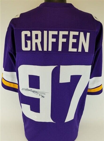 Everson Griffen Signed Vikings Jersey (JSA COA) Minnesota All Pro Defensive End