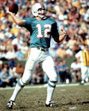 Bob Griese Signed Wilson NFL Football (Schwartz) 1972 17-0 Miami Dolphins Q.B.
