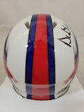 DREW BLEDSOE SIGNED BUFFALO BILLS SPEED MINI HELMET BECKETT