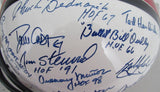 NFL Hall of Famers Multi-Signed (32) Full Size Replica Football Helmet 213068
