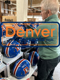 John Elway Autographed Denver Broncos F/S TB 75-96 Helmet Beckett Witness 50231