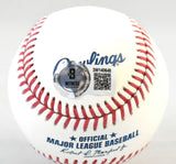 David Wells Autographed Rawlings OML Baseball w/Boomer- Beckett W Hologram *Blue