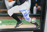 Todd Helton Autographed 8x10 Photo Inscribed "All My Best!" with Plaque JSA COA