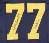 Jon Jansen Signed Michigan Wolverines Jersey (JSA COA) 1997 National Champion OT